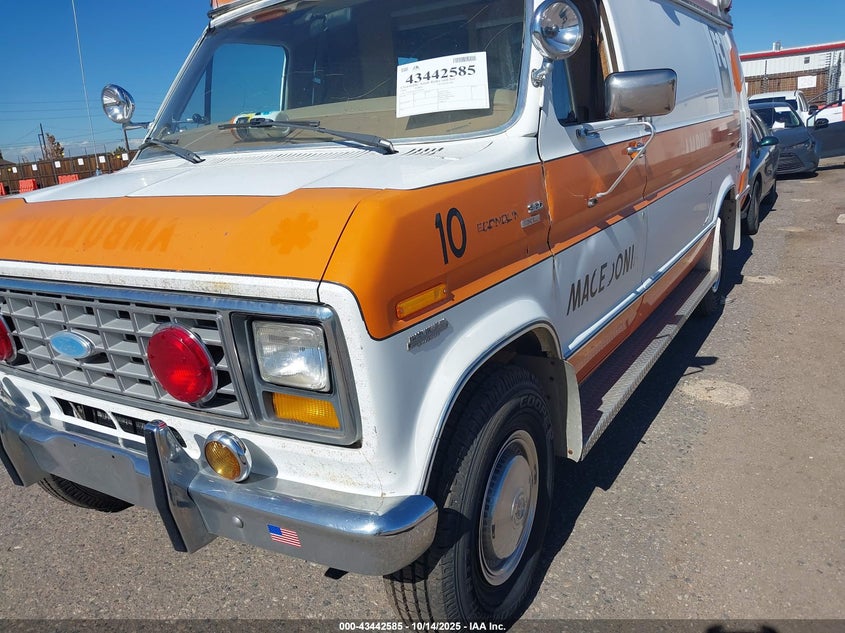 1985 Ford Econoline S350 Super Duty Van VIN: 1FTHS34L6FHB56458 Lot: 43442585