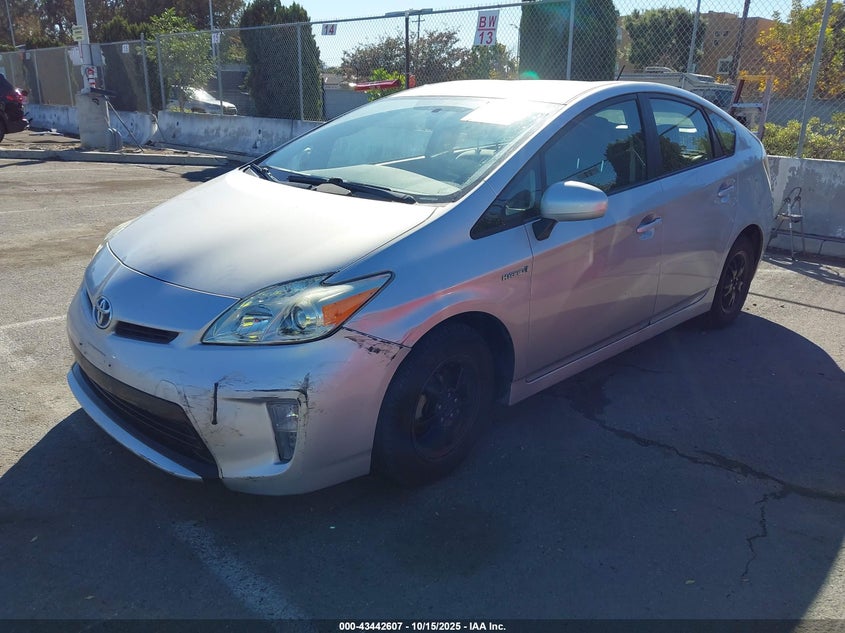 JTDKN3DU8C5432593 2012 TOYOTA PRIUS photo no. 2