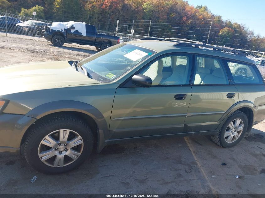 2005 Subaru Outback 2.5I VIN: 4S4BP61C457362729 Lot: 43442616
