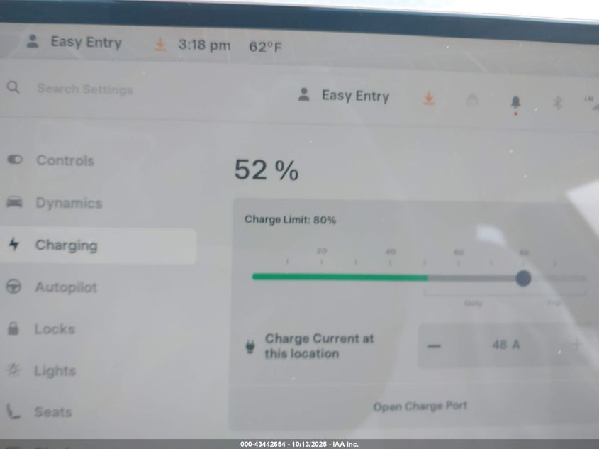 2025 Tesla Model 3 Long Range All-Wheel Drive VIN: 5YJ3E1EB0SF923341 Lot: 43442654