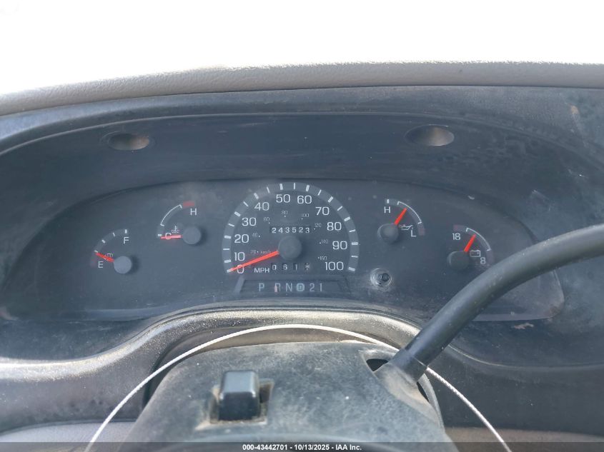 2002 Ford E-250 Commercial VIN: 1FTPE24222HB04145 Lot: 43442701