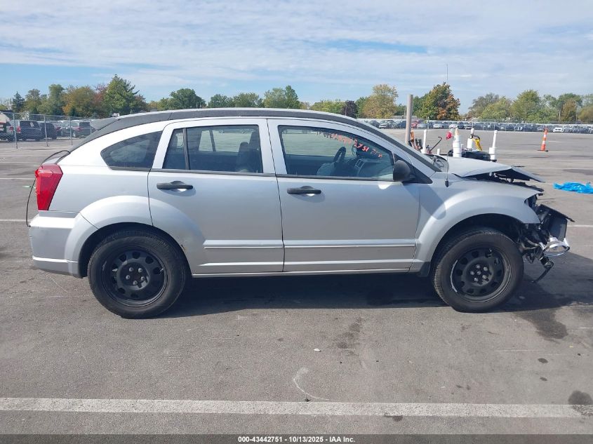 2007 Dodge Caliber Sxt VIN: 1B3JB48B67D501927 Lot: 43442751