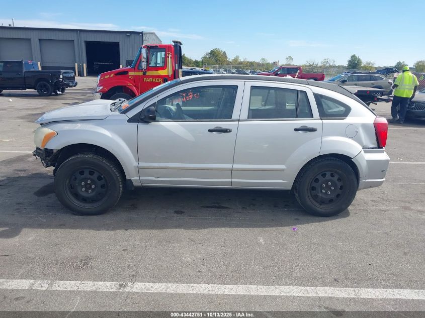 2007 Dodge Caliber Sxt VIN: 1B3JB48B67D501927 Lot: 43442751