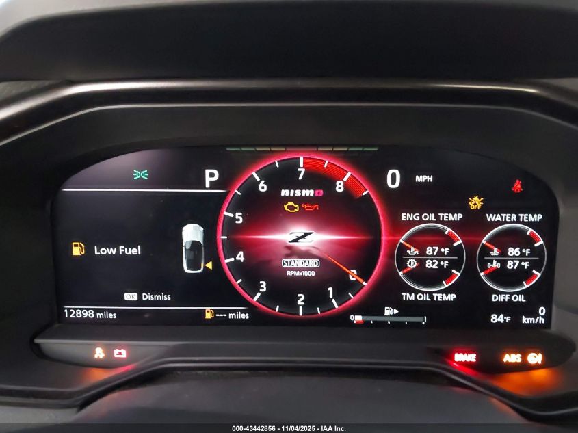 2024 Nissan Z Nismo Auto VIN: JN1BZ4CH1RM360605 Lot: 43442856