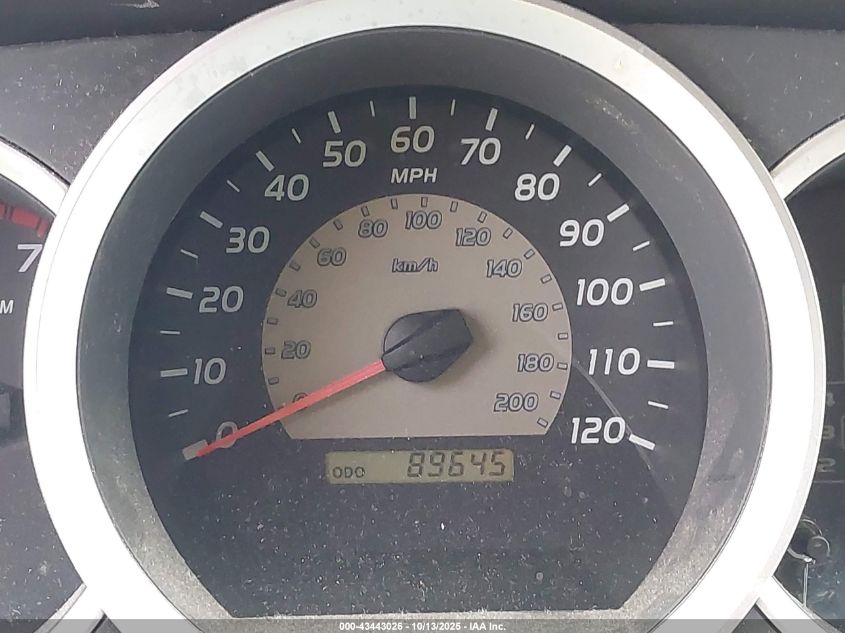 2006 Toyota Tacoma Prerunner V6 VIN: 5TEKU72N36Z276101 Lot: 43443026