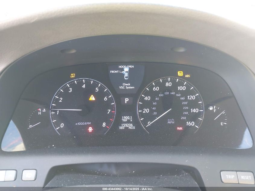 2008 Lexus Ls 460 VIN: JTHBL46F685070876 Lot: 43443062