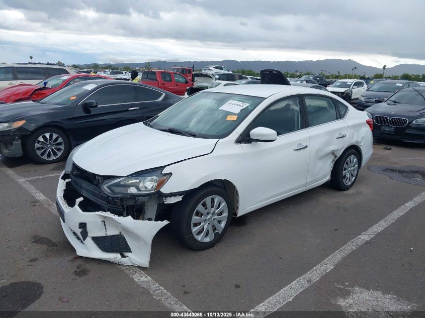 2017 Nissan Sentra Sv VIN: 3N1AB7AP0HL686495 Lot: 43443068