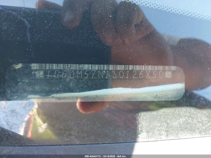 2003 Cadillac Cts Standard VIN: 1G6DM57N130126850 Lot: 43443172