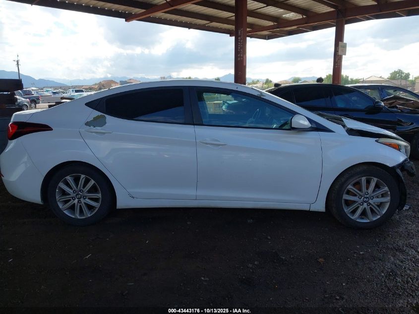 2016 Hyundai Elantra Se VIN: 5NPDH4AEXGH764673 Lot: 43443176