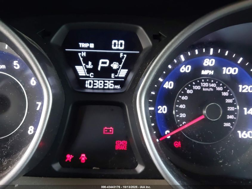 2016 Hyundai Elantra Se VIN: 5NPDH4AEXGH764673 Lot: 43443176