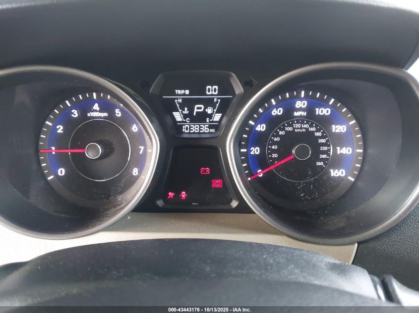 2016 Hyundai Elantra Se VIN: 5NPDH4AEXGH764673 Lot: 43443176