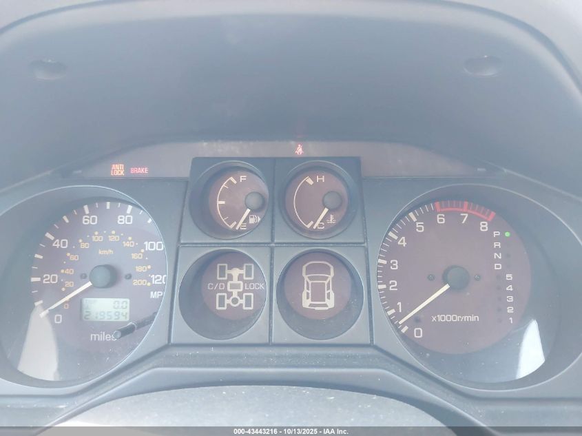 2001 Mitsubishi Montero Limited VIN: JA4MW51R71J029026 Lot: 43443216