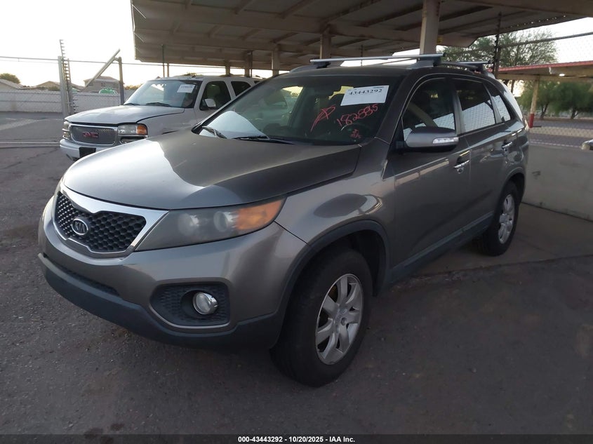 Vin: 5xykt3a10bg182885, lot: 43938144, kia sorento lx 20112