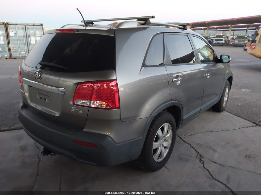 Vin: 5xykt3a10bg182885, lot: 43938144, kia sorento lx 20114