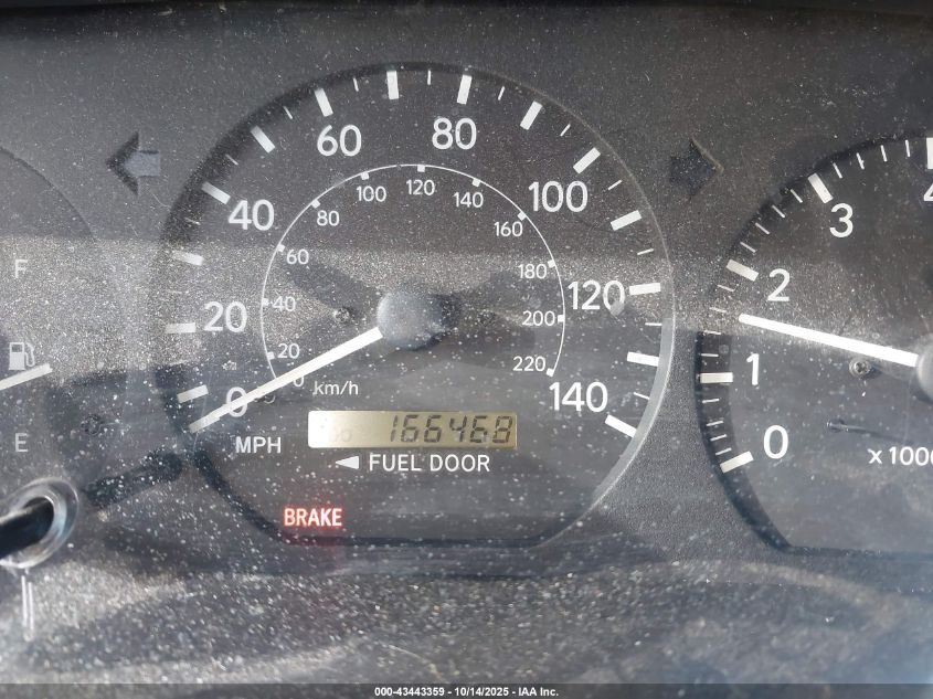 1998 Toyota Camry Le VIN: JT2BG22K0W0121630 Lot: 43443359