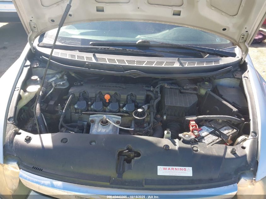 2008 Honda Civic Lx VIN: 2HGFA16578H309246 Lot: 43443365