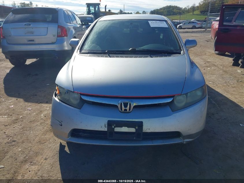 2008 Honda Civic Lx VIN: 2HGFA16578H309246 Lot: 43443365