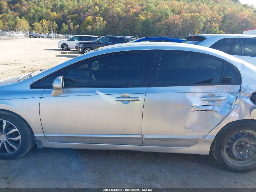 2008 Honda Civic Lx VIN: 2HGFA16578H309246 Lot: 43443365