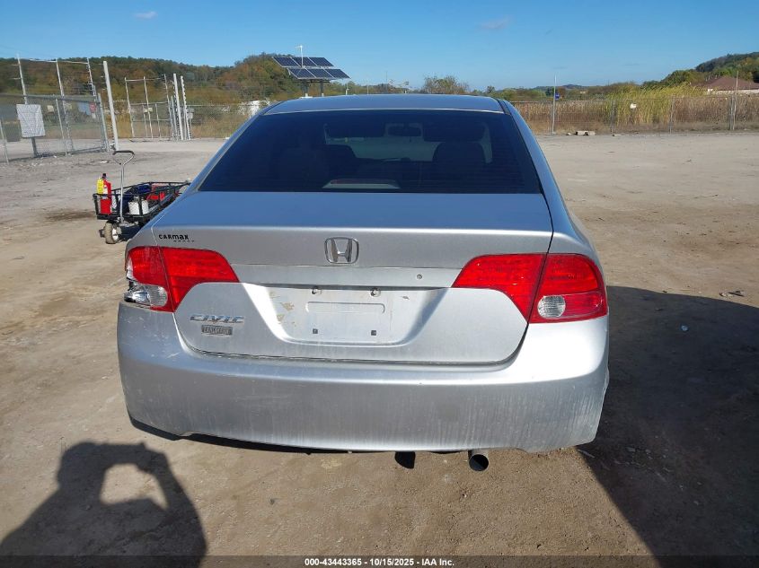 2008 Honda Civic Lx VIN: 2HGFA16578H309246 Lot: 43443365