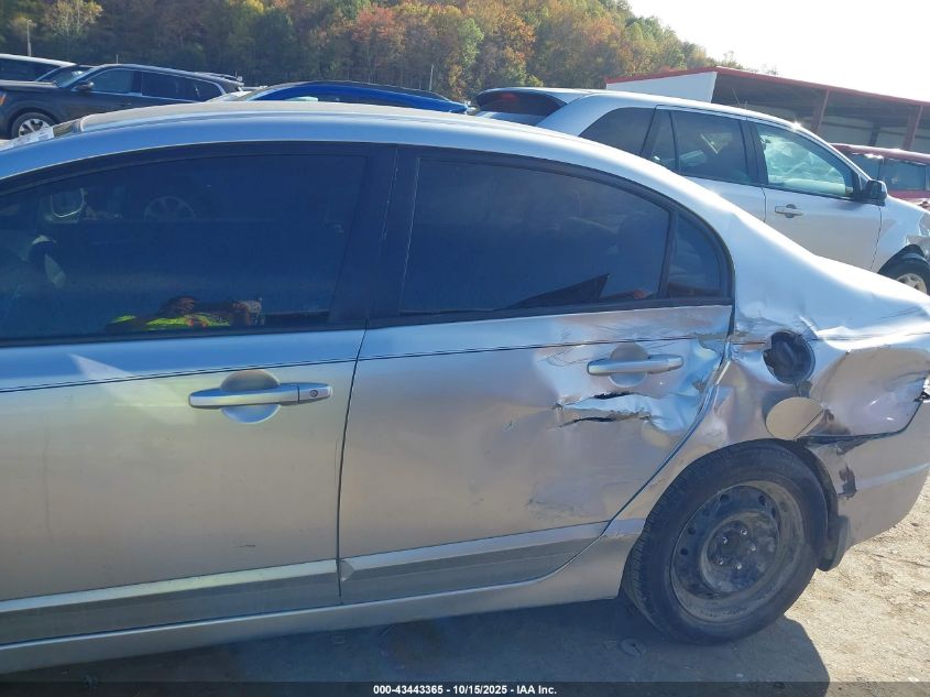 2008 Honda Civic Lx VIN: 2HGFA16578H309246 Lot: 43443365