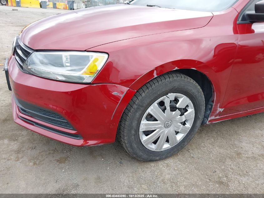 2016 Volkswagen Jetta 1.4T S VIN: 3VW267AJ7GM379896 Lot: 43443390