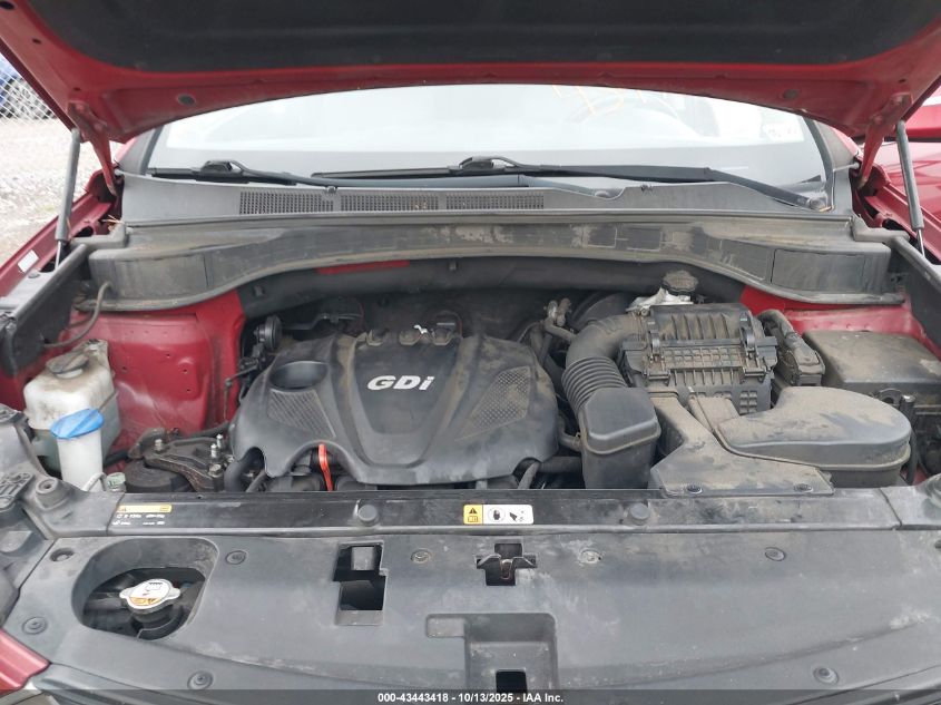 2013 Hyundai Santa Fe Sport VIN: 5XYZU3LB0DG075324 Lot: 43443418