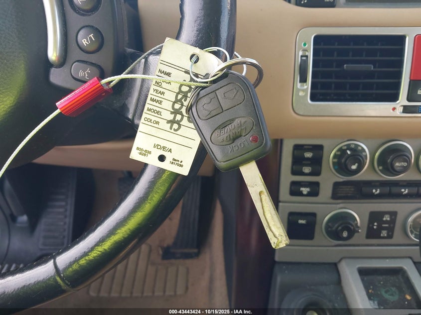 2006 Land Rover Range Rover Hse VIN: SALME15426A219526 Lot: 43443424