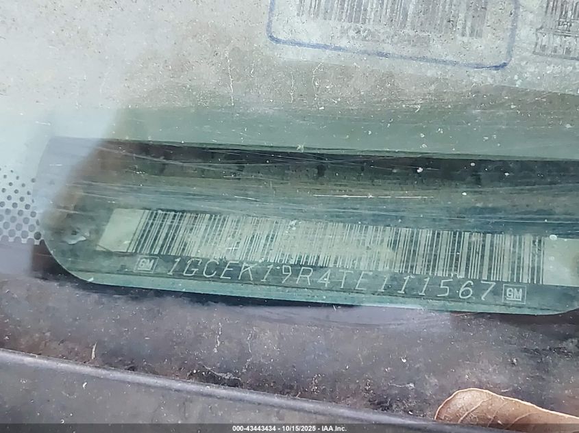 1996 Chevrolet Gmt-400 K1500 VIN: 1GCEK19R4TE111567 Lot: 43443434