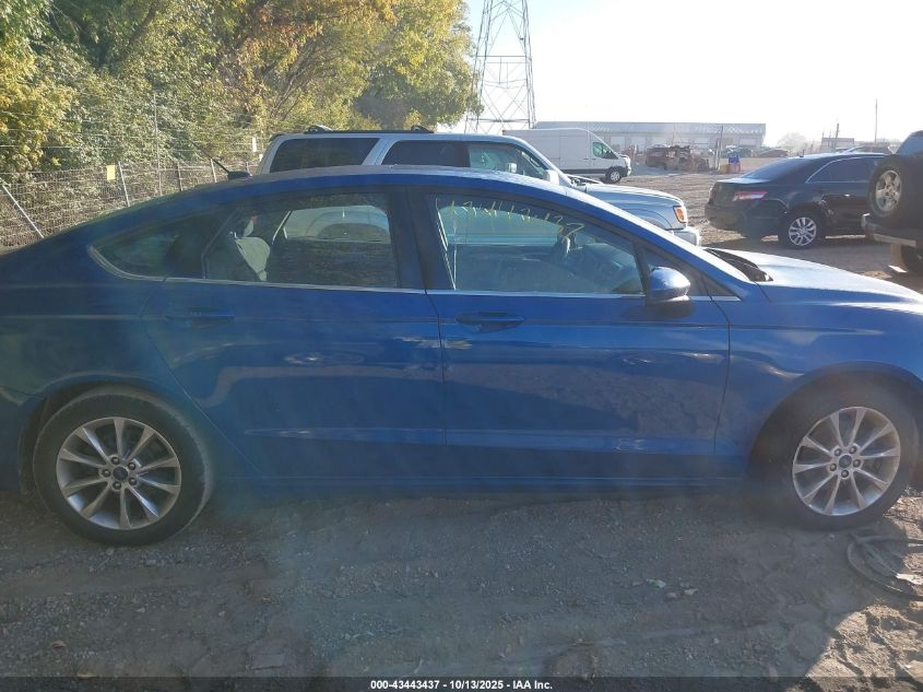 2017 Ford Fusion Se VIN: 3FA6P0HD9HR108924 Lot: 43443437