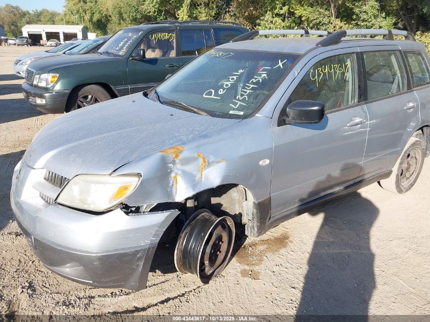 2005 Mitsubishi Outlander Ls VIN: JA4LX31F35U036336 Lot: 43443617