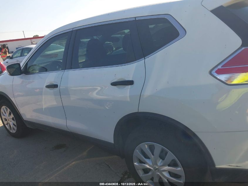 2016 Nissan Rogue S VIN: KNMAT2MV8GP738076 Lot: 43443635