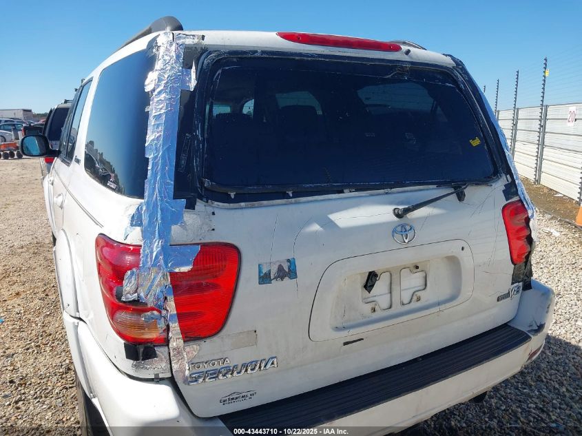 2004 Toyota Sequoia Limited V8 VIN: 5TDZT38A74S231588 Lot: 43443710