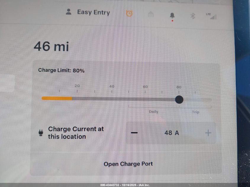 2024 Tesla Model Y Long Range Dual Motor All-Wheel Drive VIN: 7SAYGDEE5RA305213 Lot: 43443732