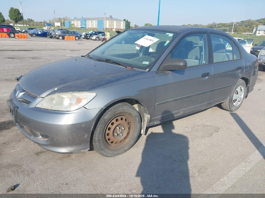 1HGES16385L017711 2005 HONDA CIVIC photo no. 2