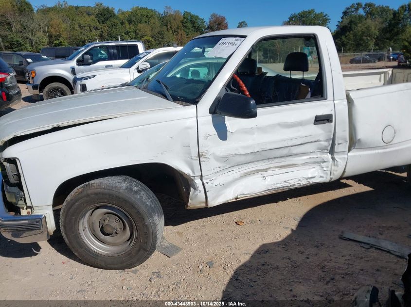 1998 Chevrolet C1500 Fleetside W/T VIN: 1GCEC14W5WZ235130 Lot: 43443903