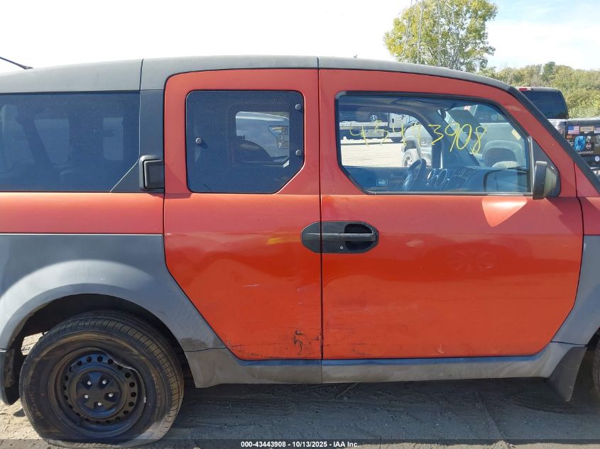 2004 Honda Element Lx VIN: 5J6YH283X4L031261 Lot: 43443908