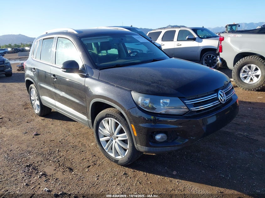 WVGAV3AX7EW563596 2014 Volkswagen Tiguan Se auction photo 1