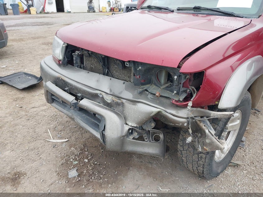 2000 Toyota 4Runner Limited V6 VIN: JT3HN87R1Y0276209 Lot: 43443919