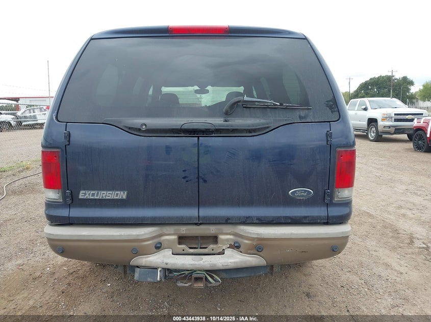 2005 Ford Excursion Eddie Bauer VIN: 1FMNU44L05ED40504 Lot: 43443938
