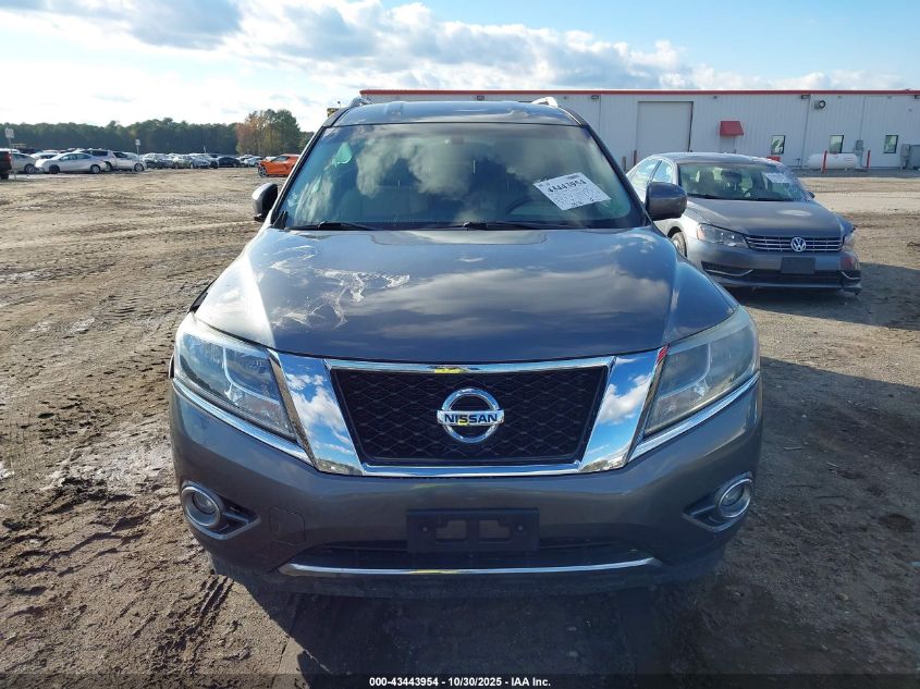2016 Nissan Pathfinder Sl VIN: 5N1AR2MM9GC622846 Lot: 43443954