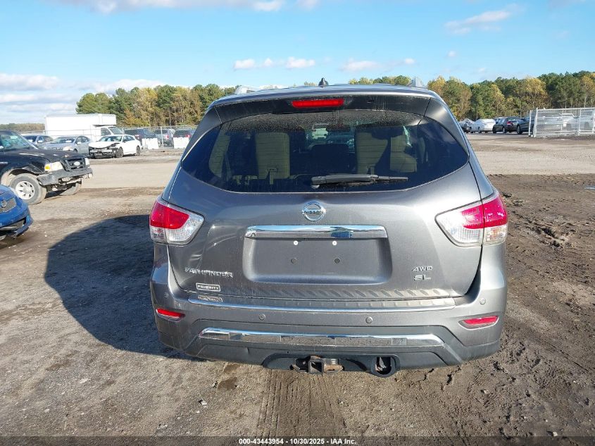 2016 Nissan Pathfinder Sl VIN: 5N1AR2MM9GC622846 Lot: 43443954