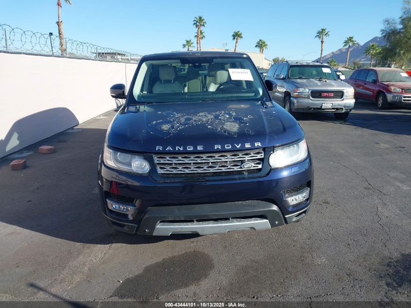 2014 Land Rover Range Rover Sport 3.0L V6 Supercharged Hse VIN: SALWR2WF6EA341629 Lot: 43444101