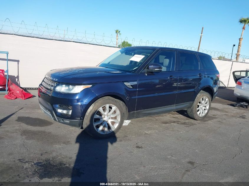 2014 Land Rover Range Rover Sport 3.0L V6 Supercharged Hse VIN: SALWR2WF6EA341629 Lot: 43444101
