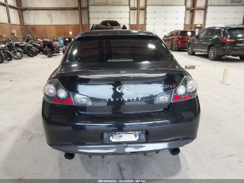 2013 Infiniti G37X VIN: JN1CV6AR0DM760655 Lot: 43444242