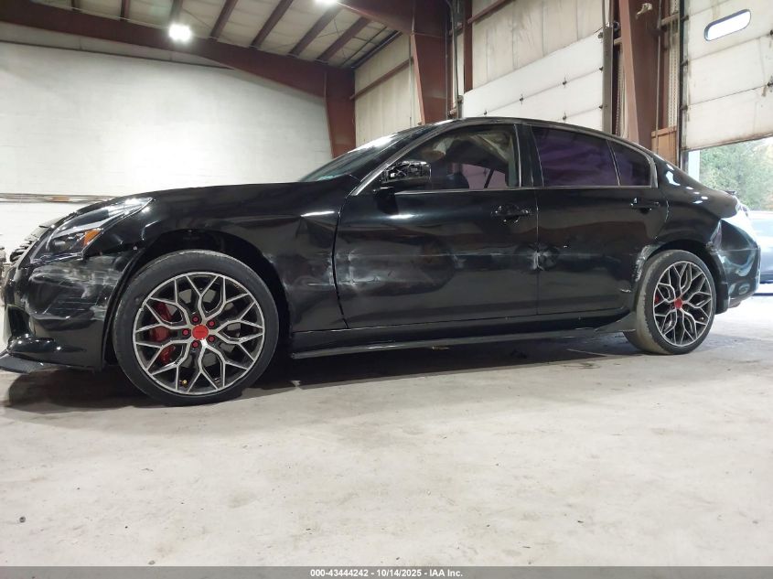 2013 Infiniti G37X VIN: JN1CV6AR0DM760655 Lot: 43444242