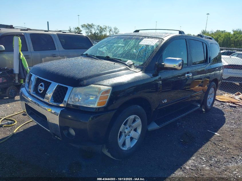 2005 Nissan Armada Le VIN: 5N1AA08B55N722304 Lot: 43444303