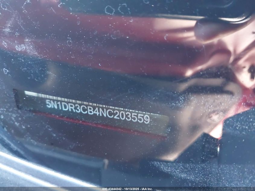 2022 NISSAN PATHFINDER SL 2WD 5N1DR3CB4NC203559