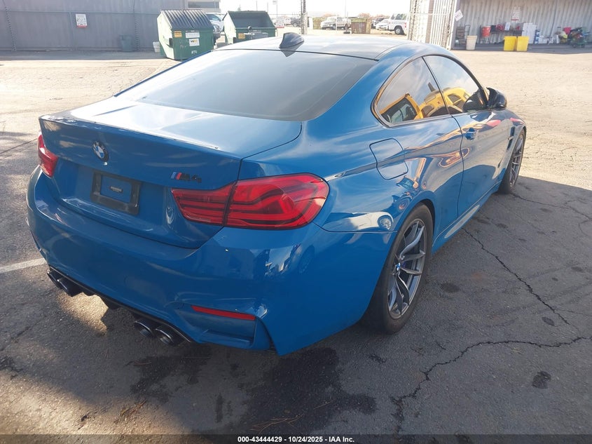 Vin: wbs4y9c5xjac86842, lot: 43939280, bmw m4 20184