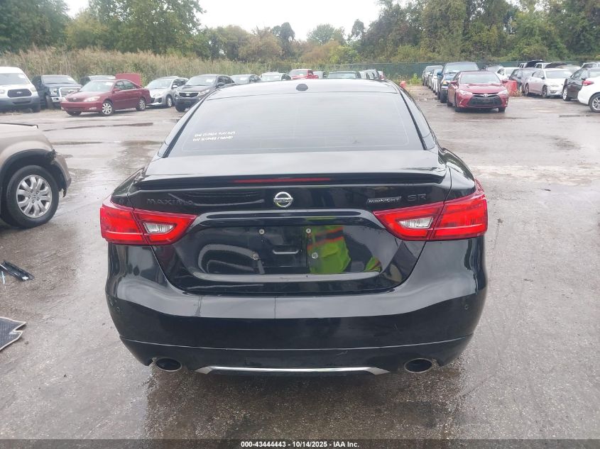 2018 Nissan Maxima 3.5 Sr VIN: 1N4AA6AP1JC394145 Lot: 43444443