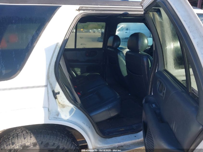 1998 Oldsmobile Bravada VIN: 1GHDT13W4W2720715 Lot: 43444476